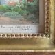 Watercolor painting "Nan-sous-Thil" Burgundy Eugène Cahtelain 1906 + frame