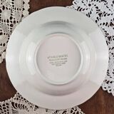 Set of 4 Table Mates soup plates – blue and pink floral design