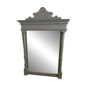 miroir trumeau gris