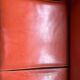 Cognac CAB Cassina 2-seater leather sofa