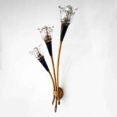 Ancienne paire d’appliques « tulipes »