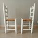 Paire de chaises ancienne paillé années 30/40