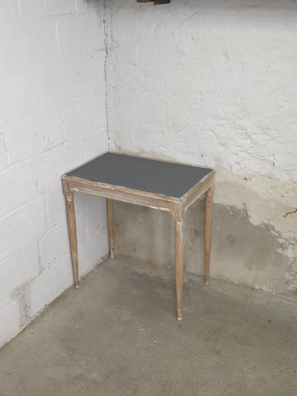 Upcycled antique side table