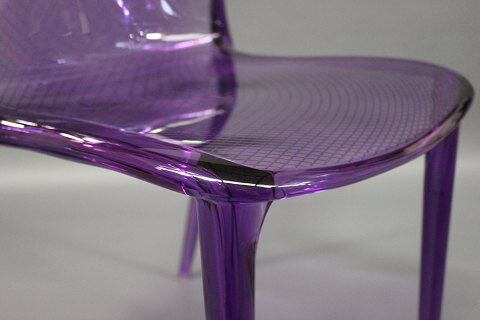 Purple Thalya chair by Patrick Jouin for Kartell