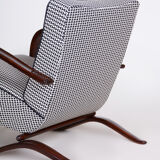 Grey Halabala armchair made in 1930s Czechia by Up Zavody