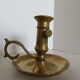 Antique brass candlesticks