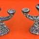 1960s Pair of Ceramic Candlesticks