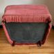 Upholstered toad armchair