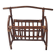 1970s rattan magazine rack