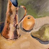 « Nature morte au pichet et aux fruits » de J Bjurling