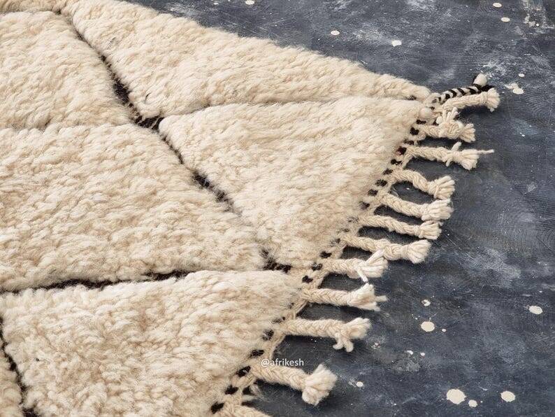 Tapis berbère en laine naturel 200/260cm