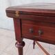 Game table in mahogany late 19th