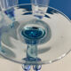 Set of 8 champagne flutes blue luminarc