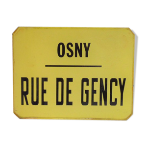 Plaque d’abris bus Osny