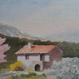 Watercolor landscape