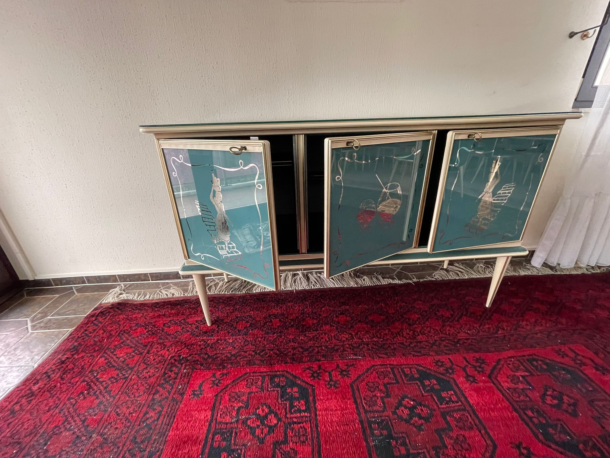 Umberto Mascagni for Harrods London — Three-door buffet