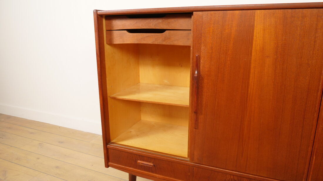 Buffet vintage | Armoire murale | Teck | 154 cm