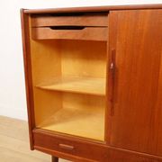 Vintage highboard | Wall cabinet | Teak | 154 cm