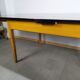Rare Dining Table Farm Wood and formica Extendable for 10 people year 50 60