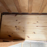 Parisian Art Deco wardrobe, raw wood.