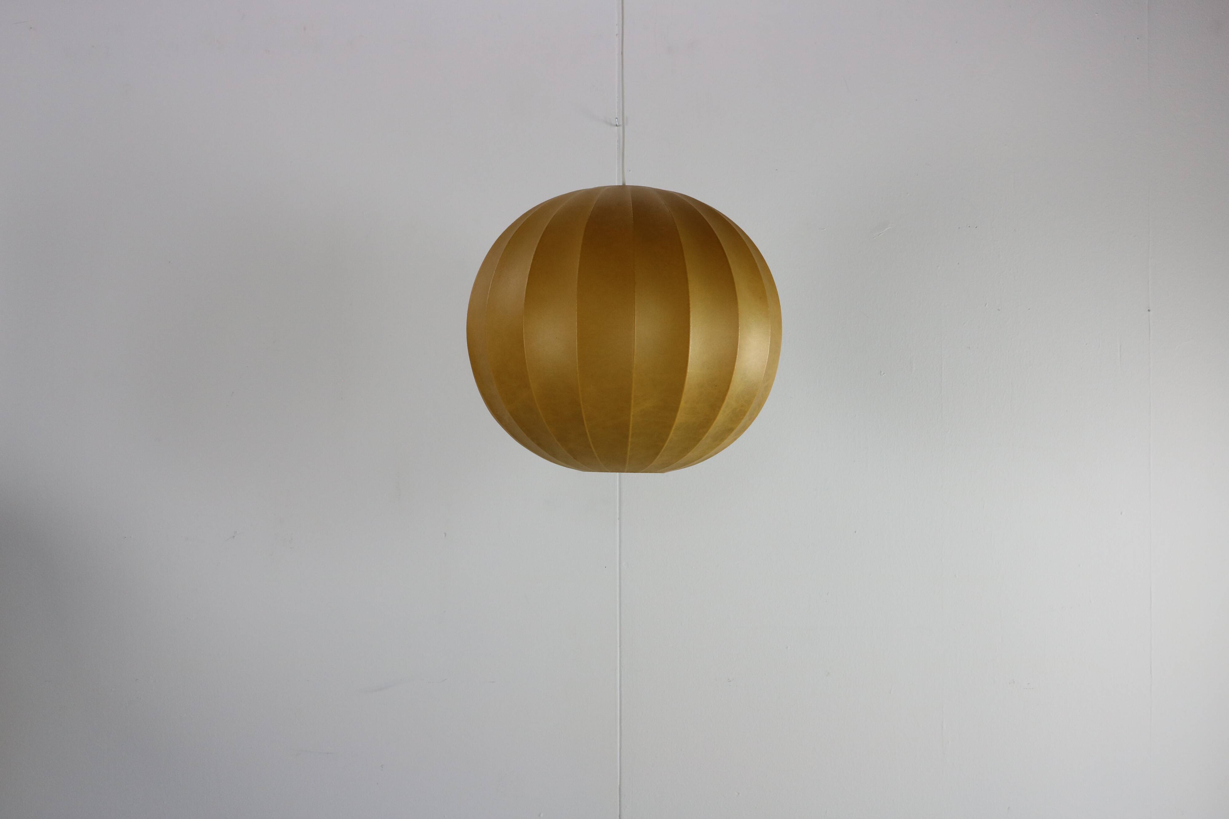 Sixties cocoon pendant lighting by Goldkant Leuchten Germany