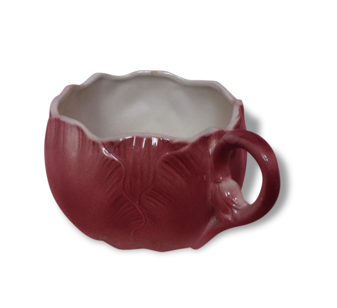 Ancienne Tasse à Café Et Soucoupe Céramique Lunéville - Vintage France