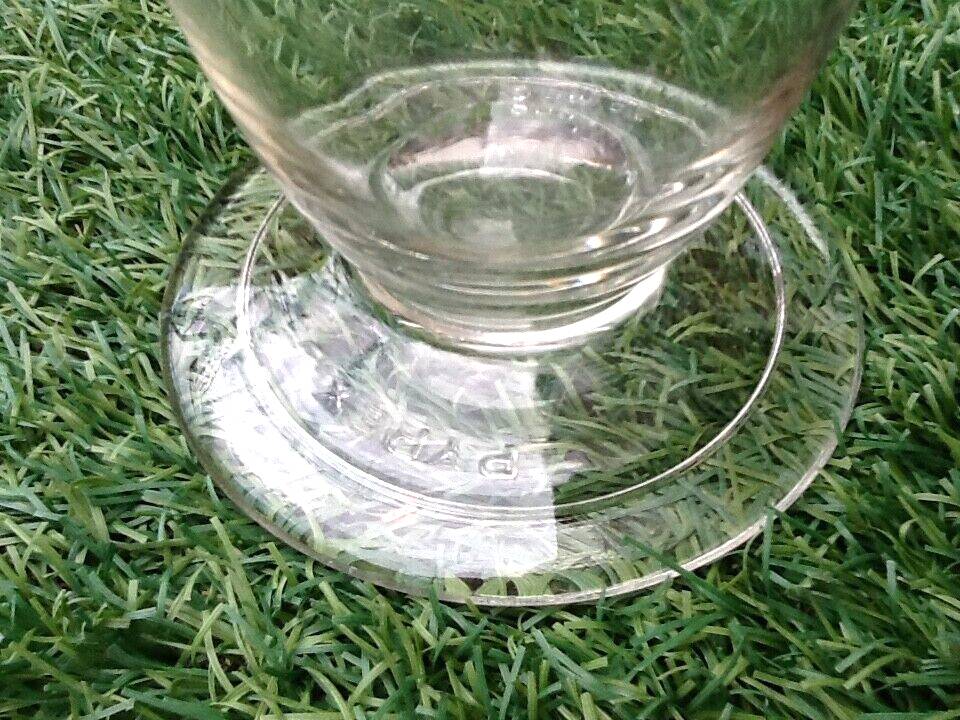 1970s measuring glass shower foot graduated from 25 to 500ml pyrex (large model)