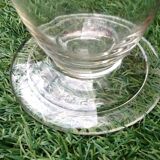 1970s measuring glass shower foot graduated from 25 to 500ml pyrex (large model)