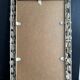 Italian wall mirror in polychrome floral metal, 1950s