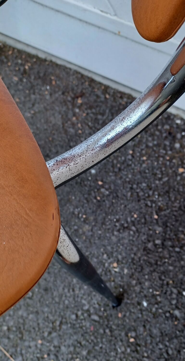 Set of 4 vintage petal chairs