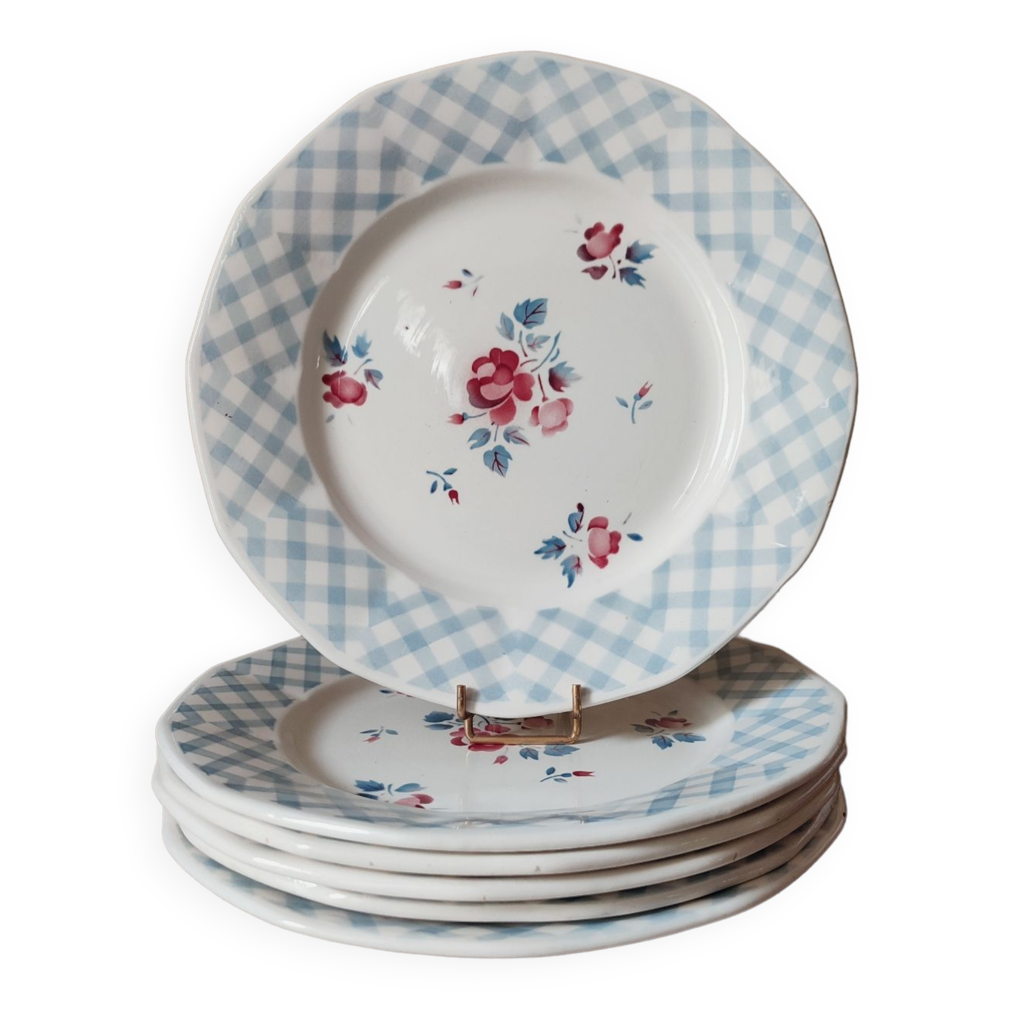 6 flat plates Bastia by Sarreguemines