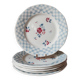 6 flat plates Bastia by Sarreguemines