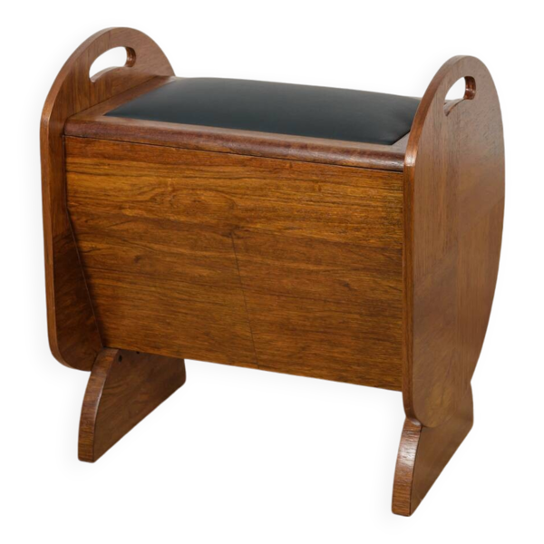 Pouf Art Déco, Royaume-Uni, années 1930,
