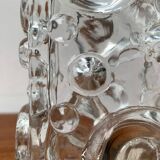 Brutalist Bubble Glass Vase by Josef Schott for Smalandshyttan, Mid-Century Swedish, 1960s