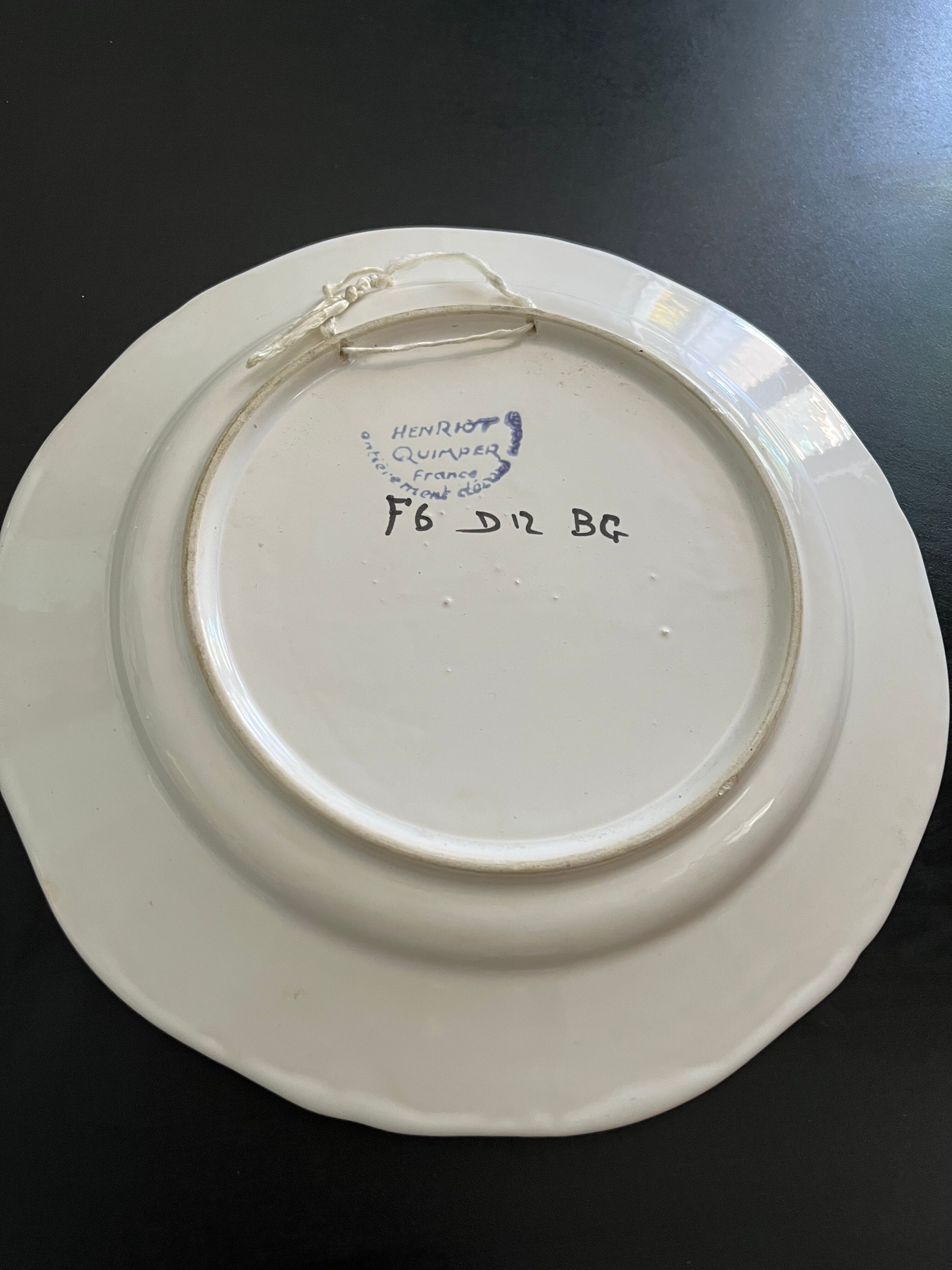 Henriot plate