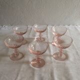 Crystal champagne cups