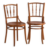 Chaises anciennes en bois courbé style Thonet – Hongrie, vers 1960 #8 – Lot de 2 pièces
