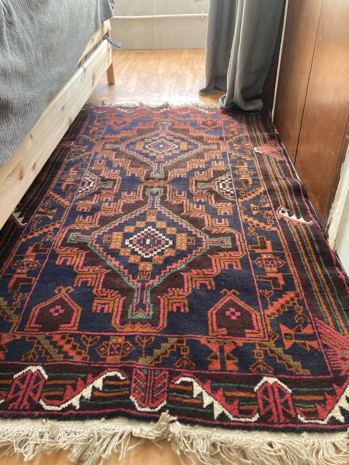 Afghan, tribal, geometric rug