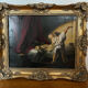 Oil on canvas: Reproduction of Fragonard - The lock