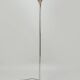Art Deco Floor Lamp in Milk Glass & Chrome, France, 1920s