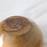 Wooden box, artisanal turning