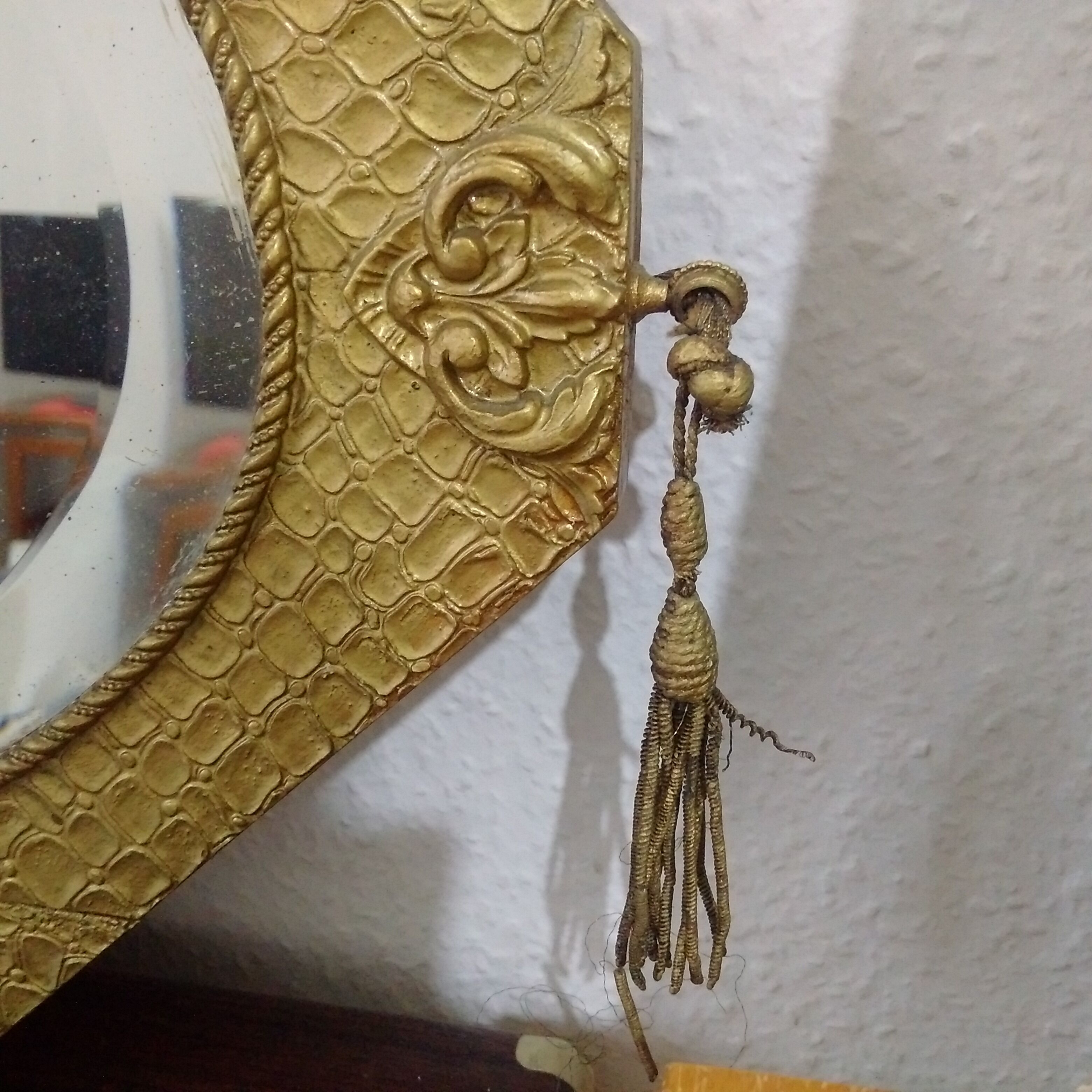 Old oval mirror - 71x40cm