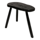 Tabouret de ferme Bois brulé