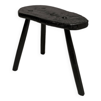 Farmhouse stool Burnt wood