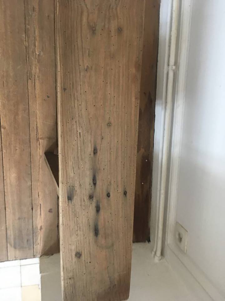 Former bench solid wood