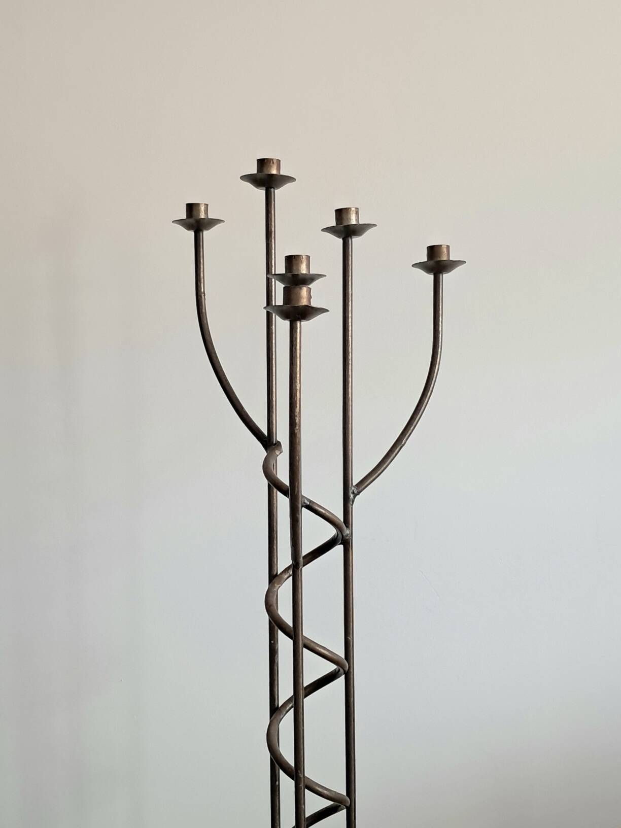 Grand Brutalist Candelabrum – Germany – 1970s