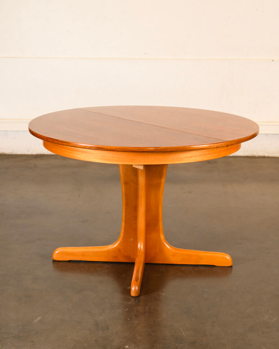 Table ronde extensible piètement étoile