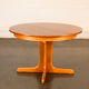 Table ronde extensible piètement étoile