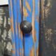 Confiturier Vintage/ Petit Meuble d'Atelier bleu