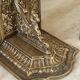 pair of Gothic decorative bookends in brass 1920